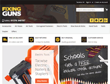 Tablet Screenshot of fixingguns.co.uk